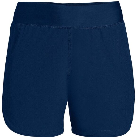 Land's End sunshade UPF 50 Five inch board shorts with panty lavender fusion 16 - Picture 3 of 8